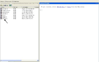 7. Your M-files must be in the current directory of MATLAB