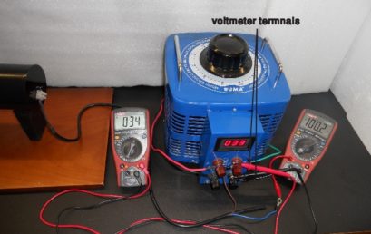 6. Circuitry of the setup. A voltmeter is connected in parallel configuration while an ammeter in series