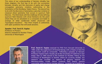 The Peculiar Story of Chirality |  Abdus Salam Memorial Lecture