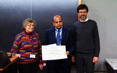 Dr Faryad rewarded with the prestigious ICO/ICTP Gallieno Denardo Award 2019