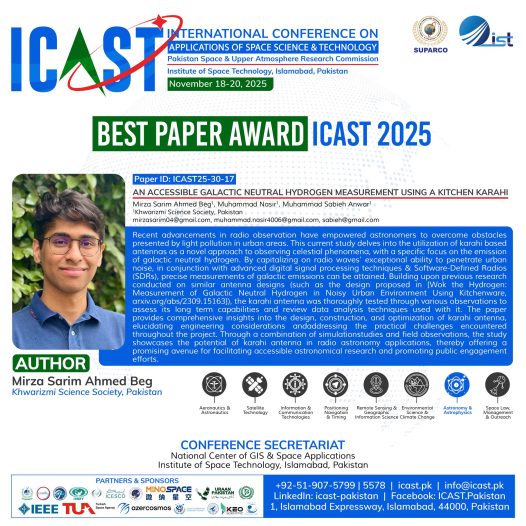 T𝐡𝐞 𝐁𝐞𝐬𝐭 𝐏𝐚𝐩𝐞𝐫 𝐀𝐰𝐚𝐫𝐝 𝐚𝐭 𝐈𝐂𝐀𝐒𝐓 𝟐𝟎𝟐𝟓